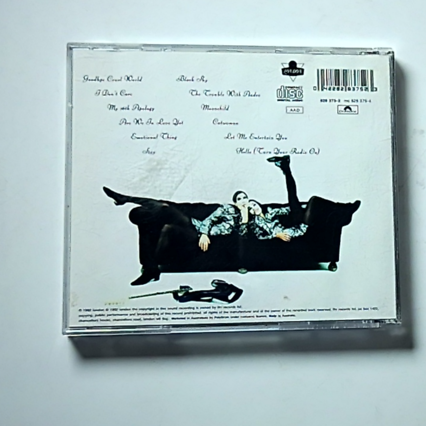 Shakespear's Sister – Hormonally Yours (CD, 1992) Australasia 828 375-2