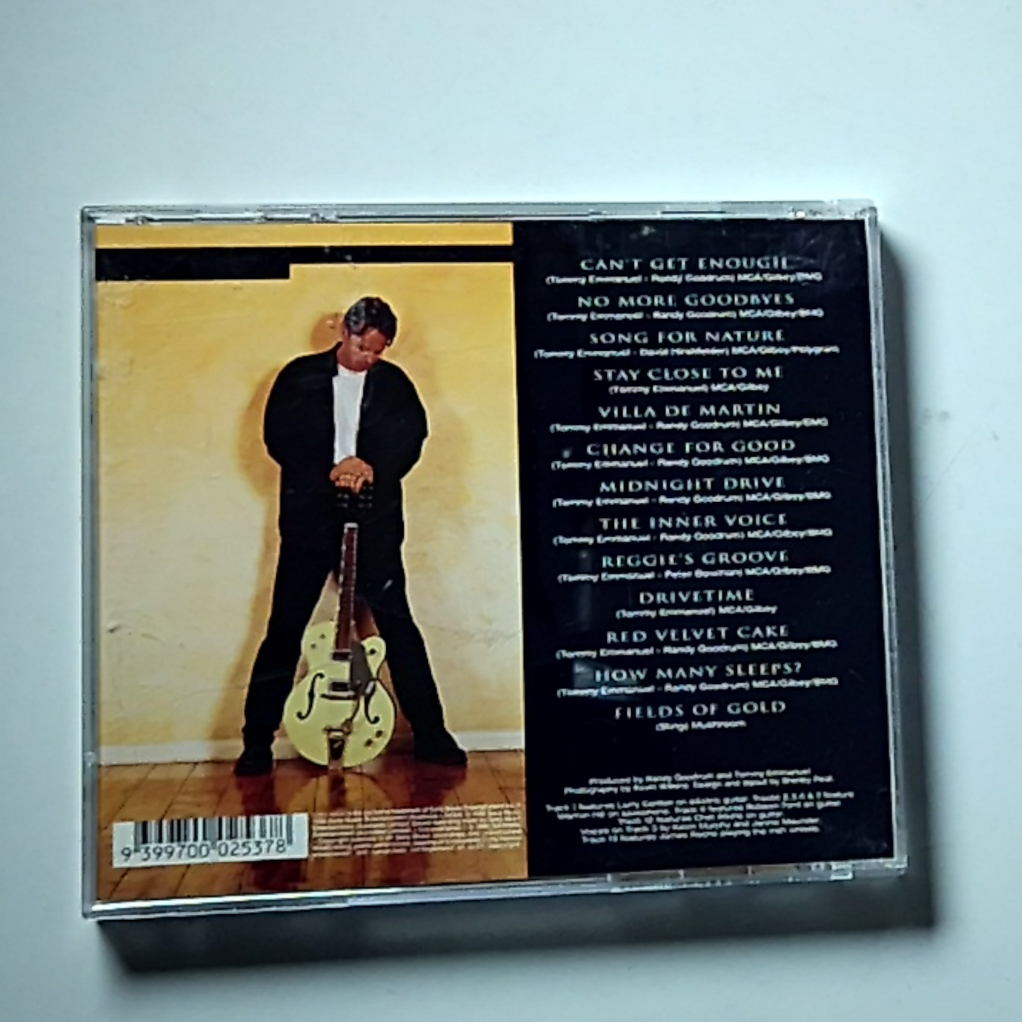 Tommy Emmanuel – Can't Get Enough (CD, 1996) Australia 485457 2