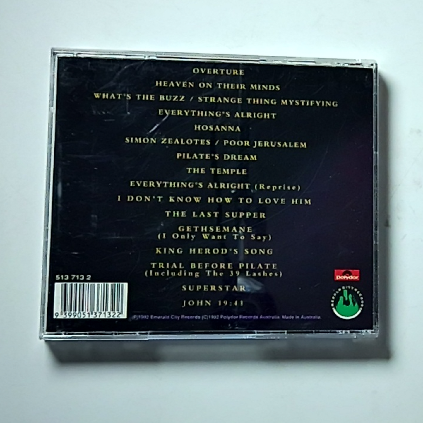 Jesus Christ Superstar - Australian Cast: The Album (CD, 1992)