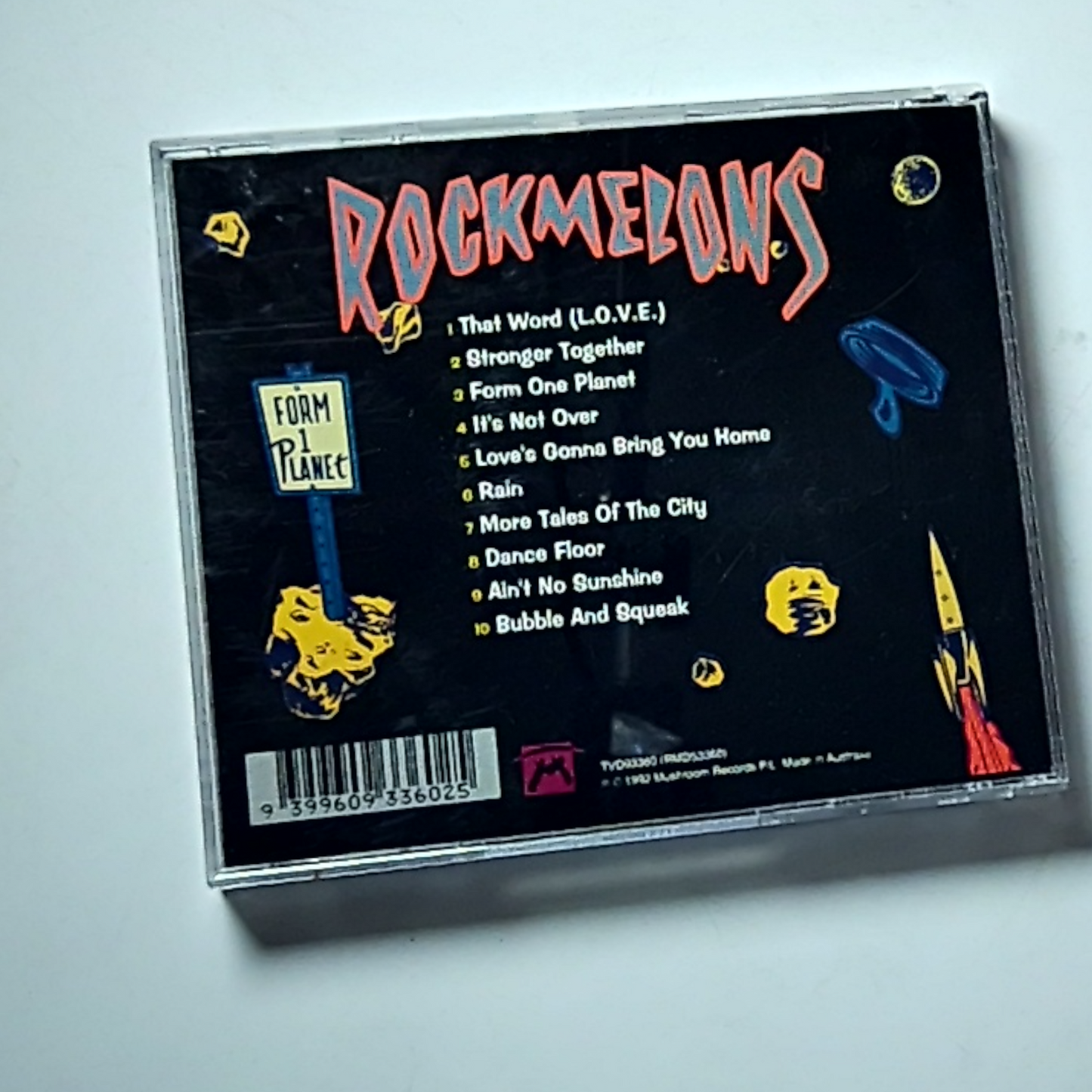The Rockmelons – Form One Planet (CD, 1992) Australia TVD93360
