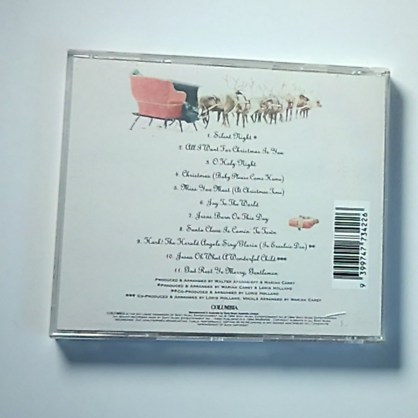 Mariah Carey – Merry Christmas (CD, 1994)  Australia 477342 2