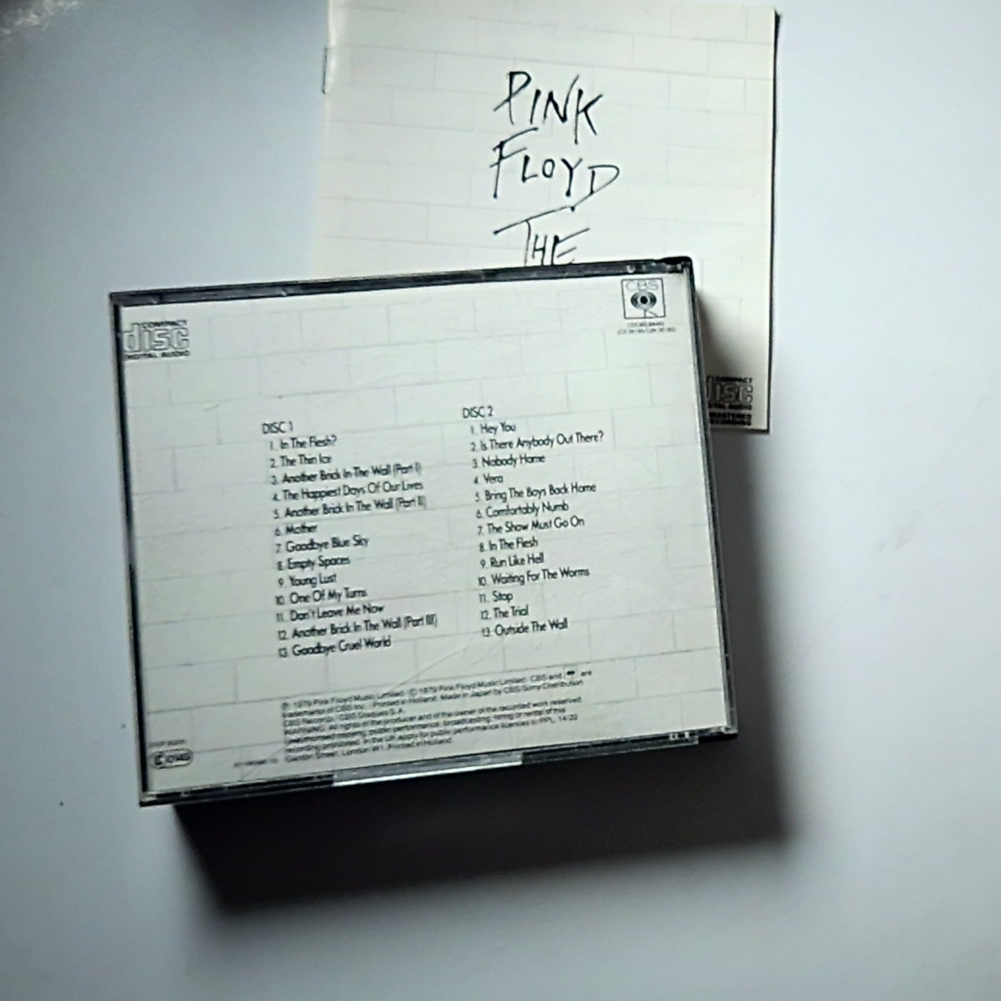 Pink Floyd – The Wall (CD) Europe CDCBS 88485