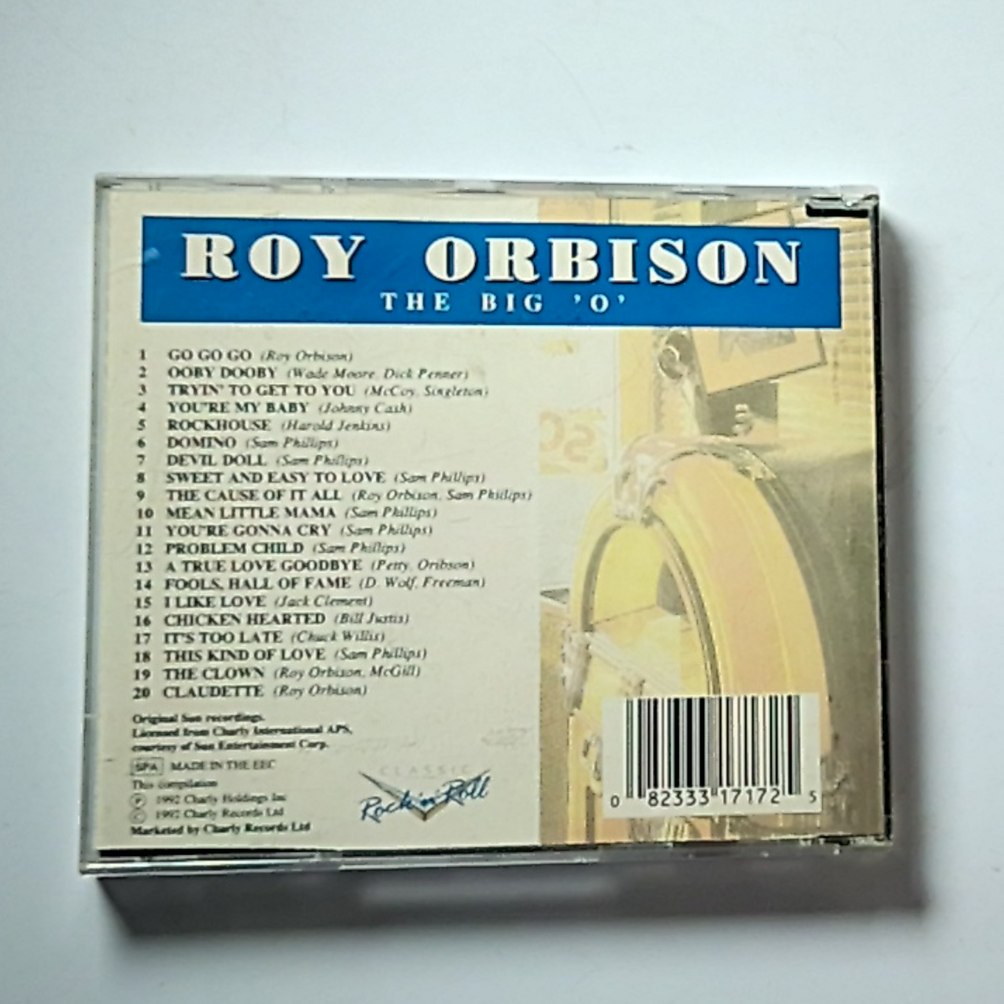 Roy Orbison – The Big 'O' (CD, 1992) UK CDCD 1051