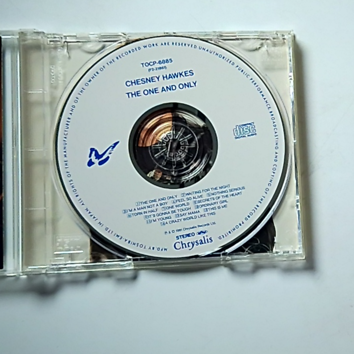 Chesney Hawkes – The One And Only (CD, 1991) Japan TOCP-6885