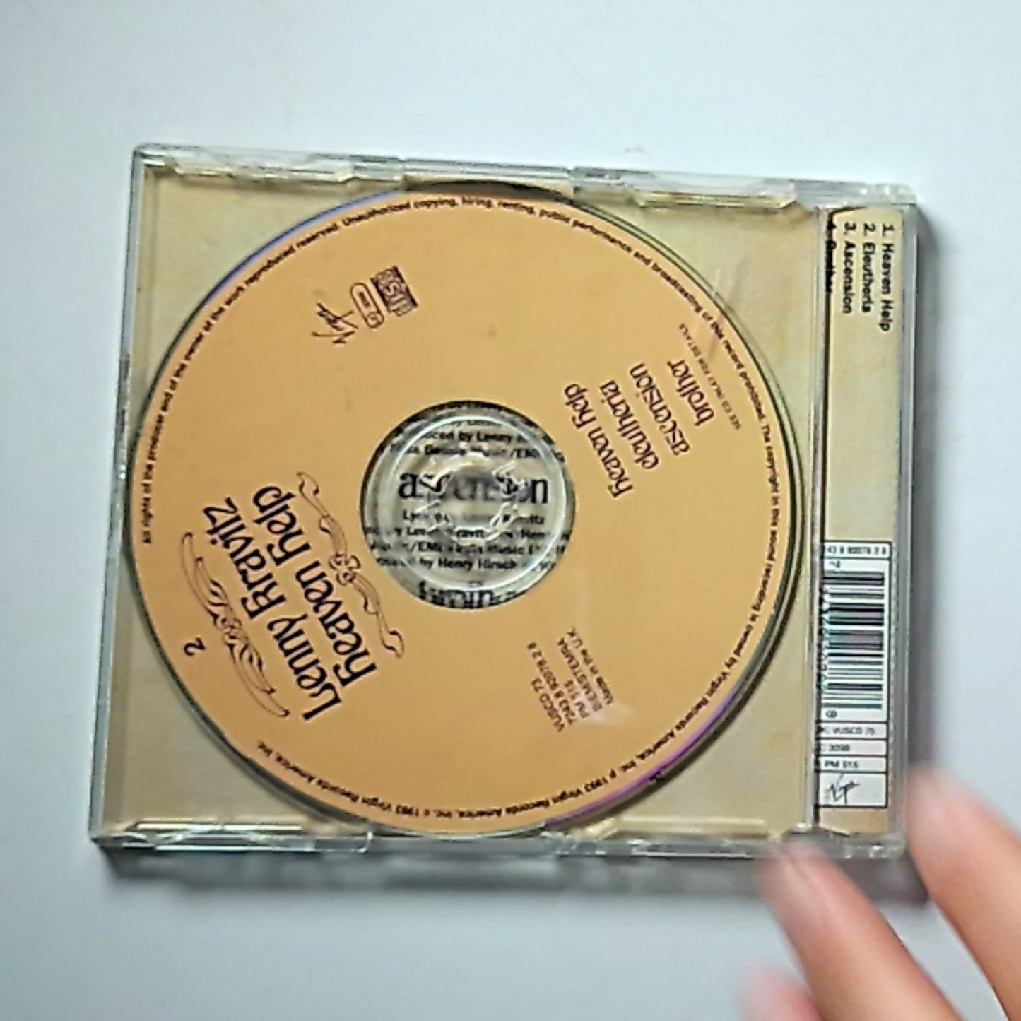 Lenny Kravitz – Heaven Help (CD, 1993) Europe VUSCD 73