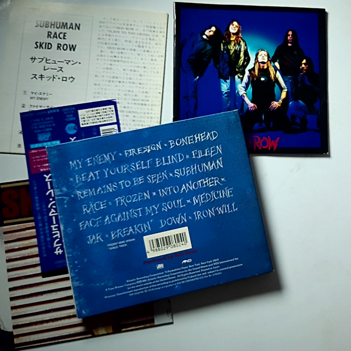 Skid Row – Subhuman Race (CD, 1995) Japan Bonus Track Obi AMCY-802