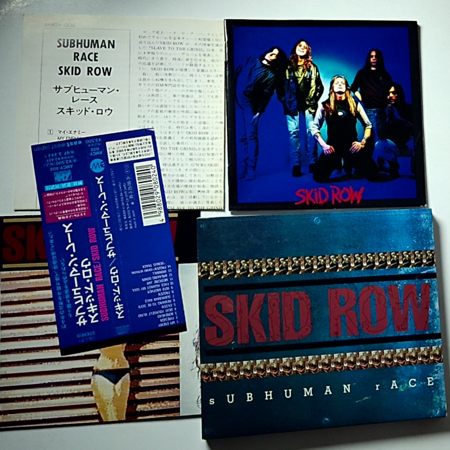 Skid Row – Subhuman Race (CD, 1995) Japan Bonus Track Obi AMCY-802