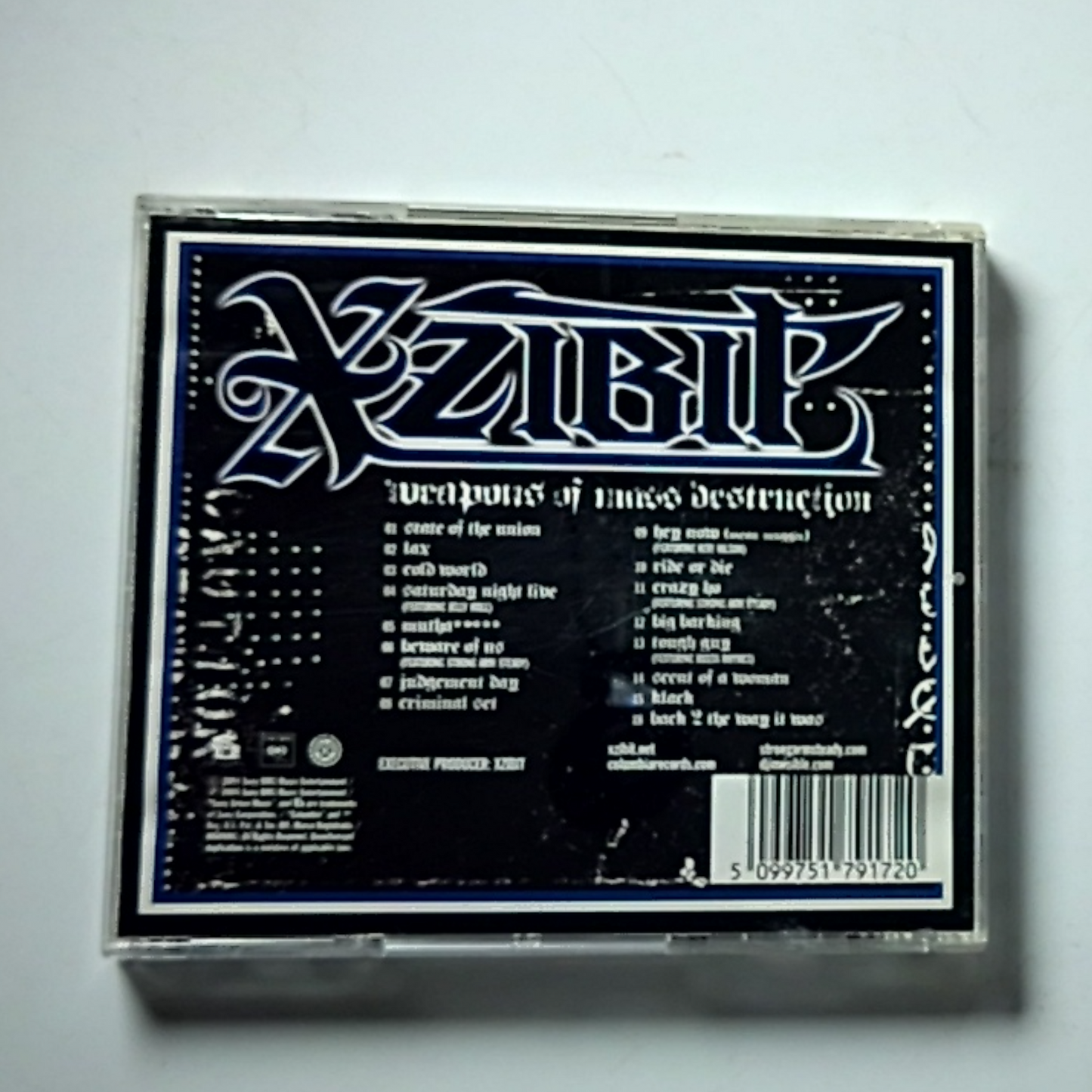 Xzibit – Weapons Of Mass Destruction (CD, 2004) Europe COL 517917 2