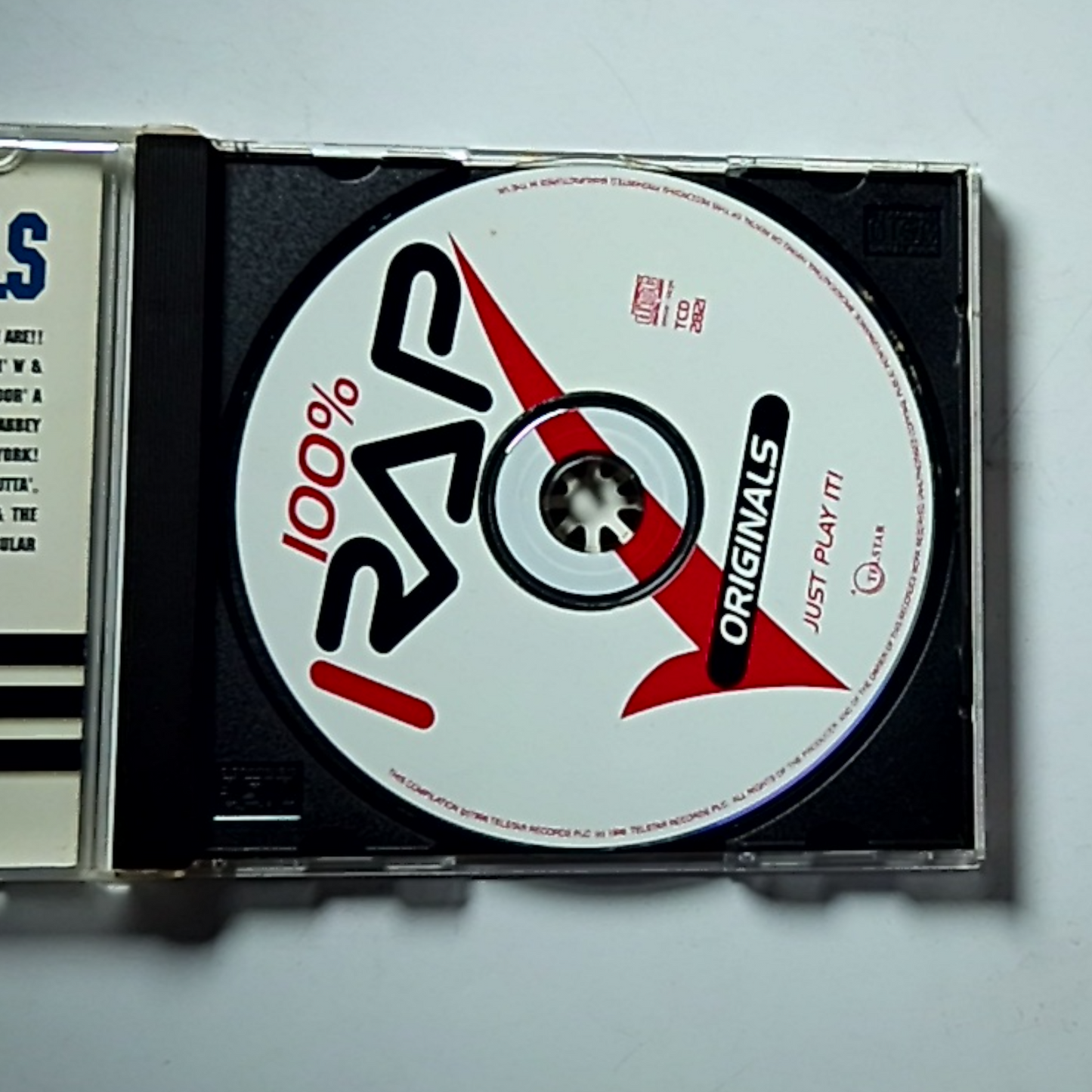 Various – 100% Rap Originals (CD, 1996) UK TCD 2821