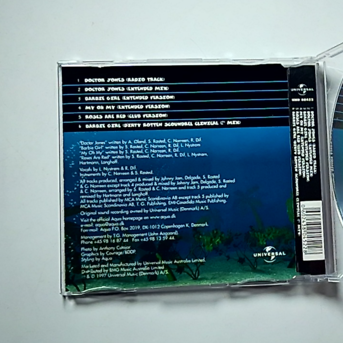 Aqua – Doctor Jones (CD, 1997)  Australia UMD 80452