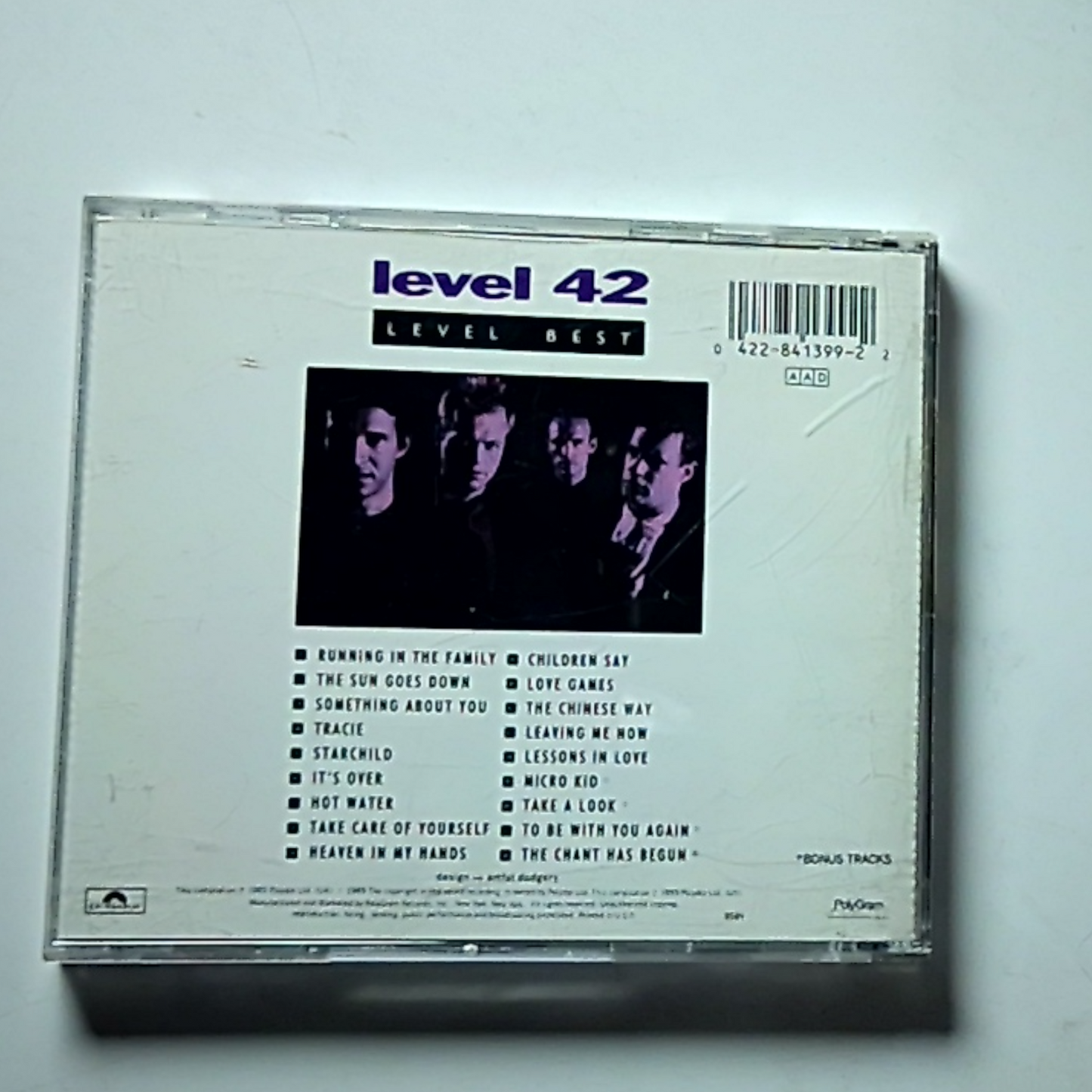 Level 42 – Level Best (CD, 1989) US 841 399-2