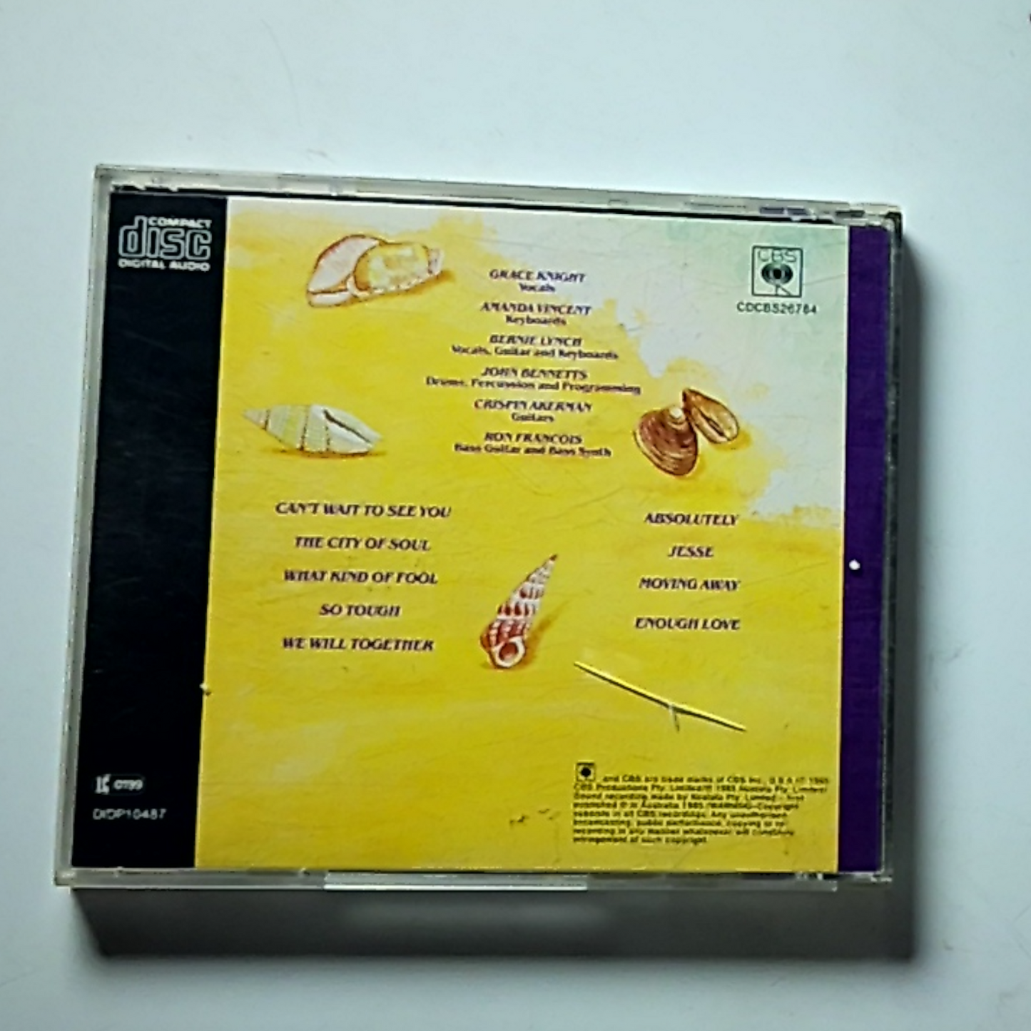 Eurogliders – Absolutely! (CD, 1985) Australia CDCBS26784