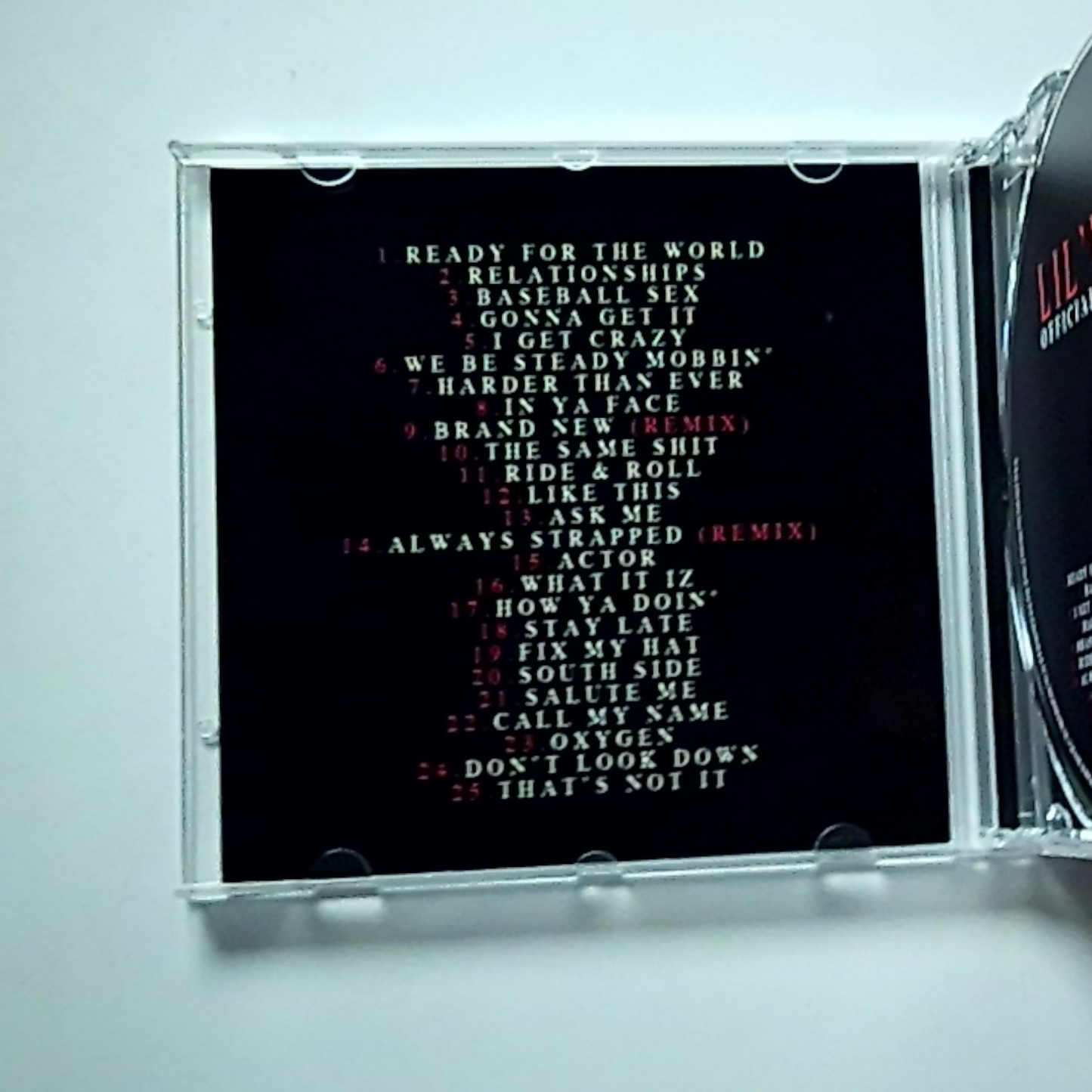 Lil Wayne – Official White Label (CD, 2010) UK