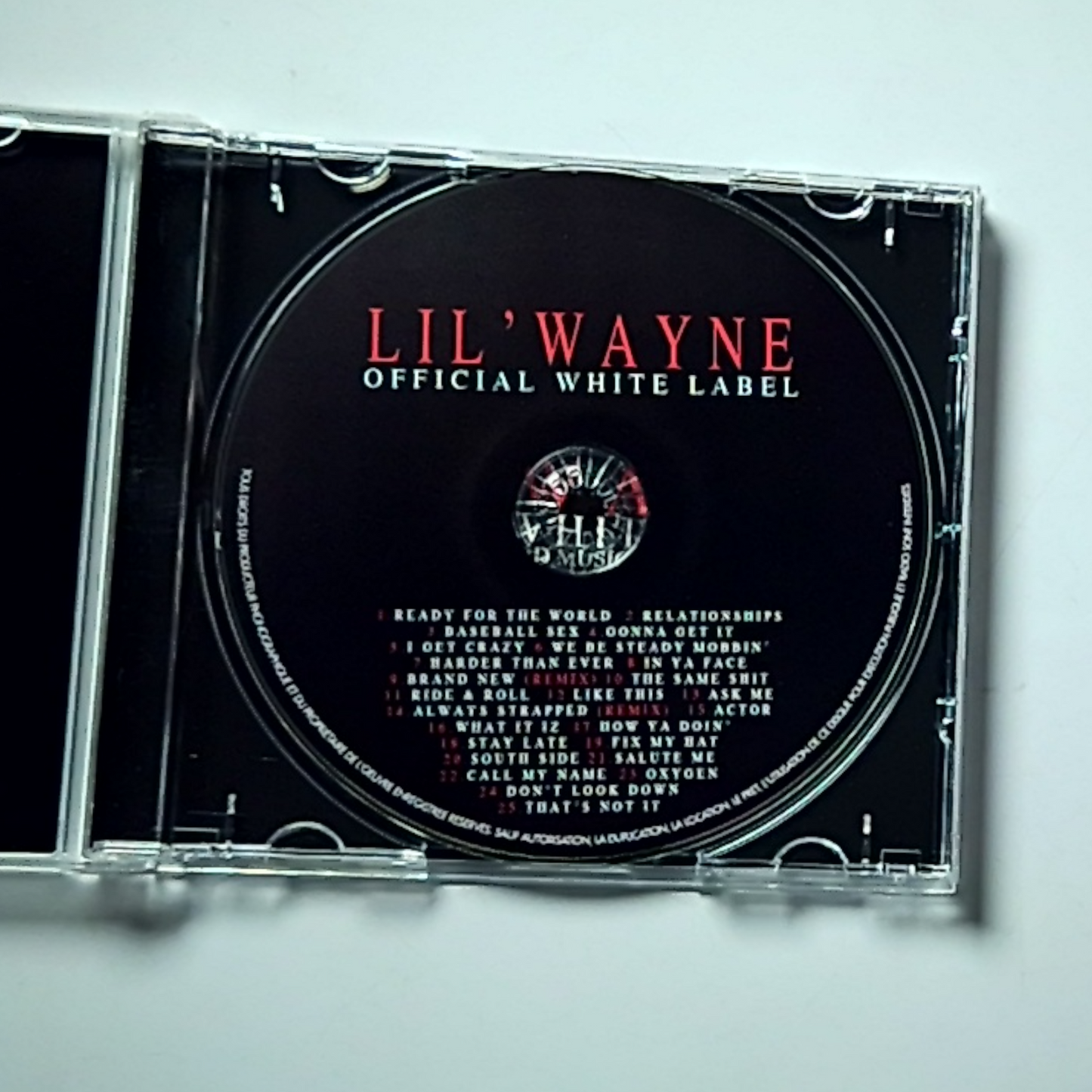 Lil Wayne – Official White Label (CD, 2010) UK