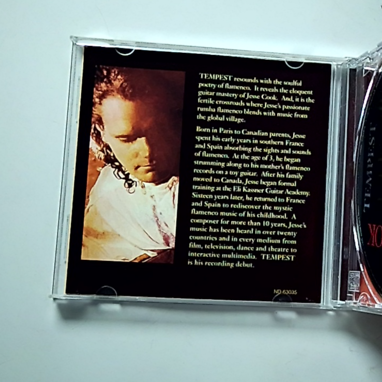 Jesse Cook – Tempest (CD, 1995) US ND-63035