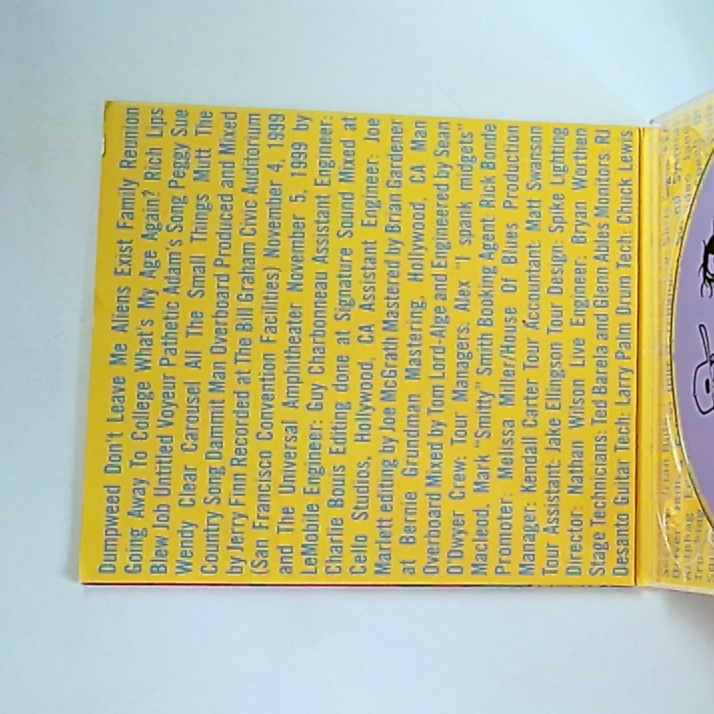Blink-182 – The Mark, Tom And Travis Show (The Enema Strikes Back!)  (CD, 2000)