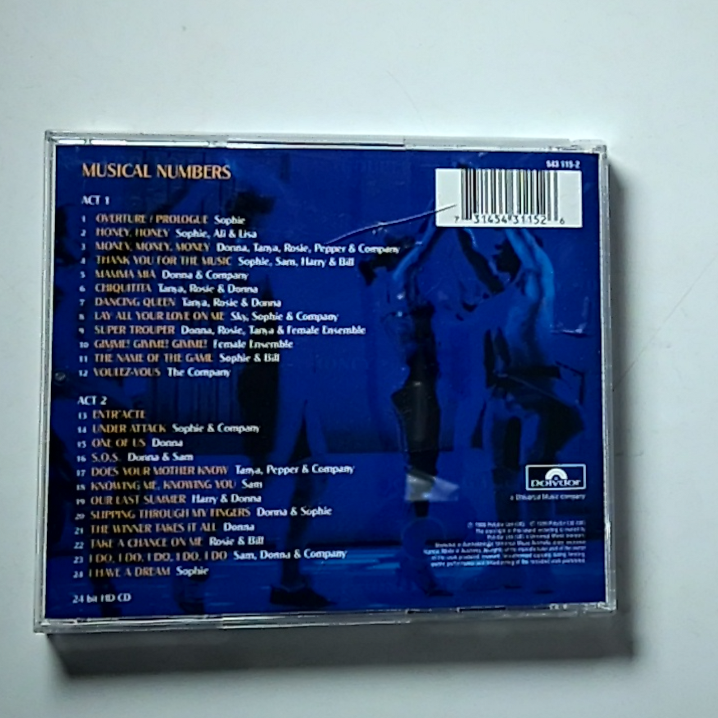 Mamma Mia! (Original Cast Recording) (CD, 1999)