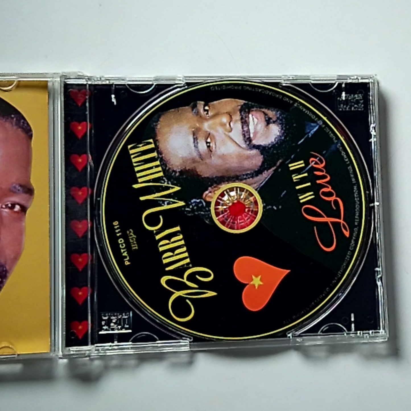 Barry White – With Love (CD, 1998) UK PLATCD 1116