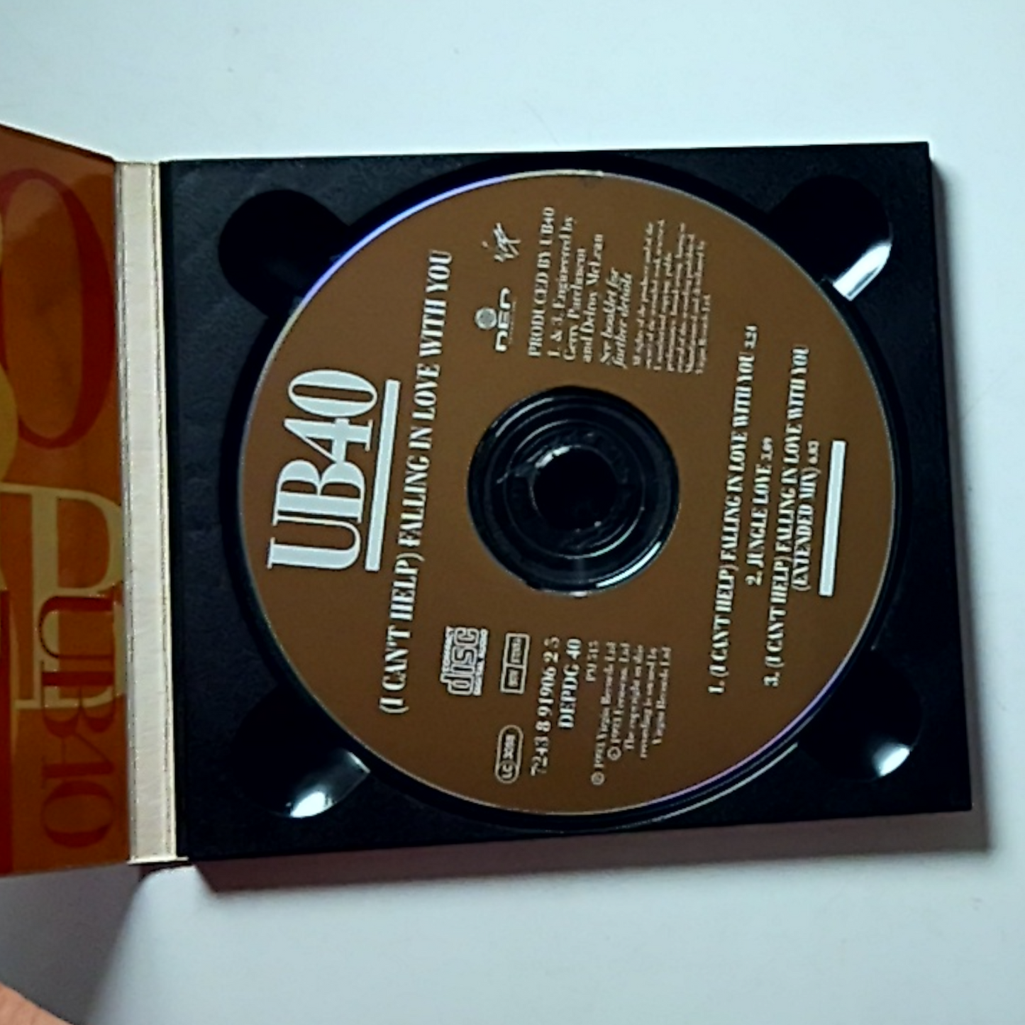 UB40 – (I Can't Help) Falling In Love With You (CD, 1993) Europe DEPDG 40