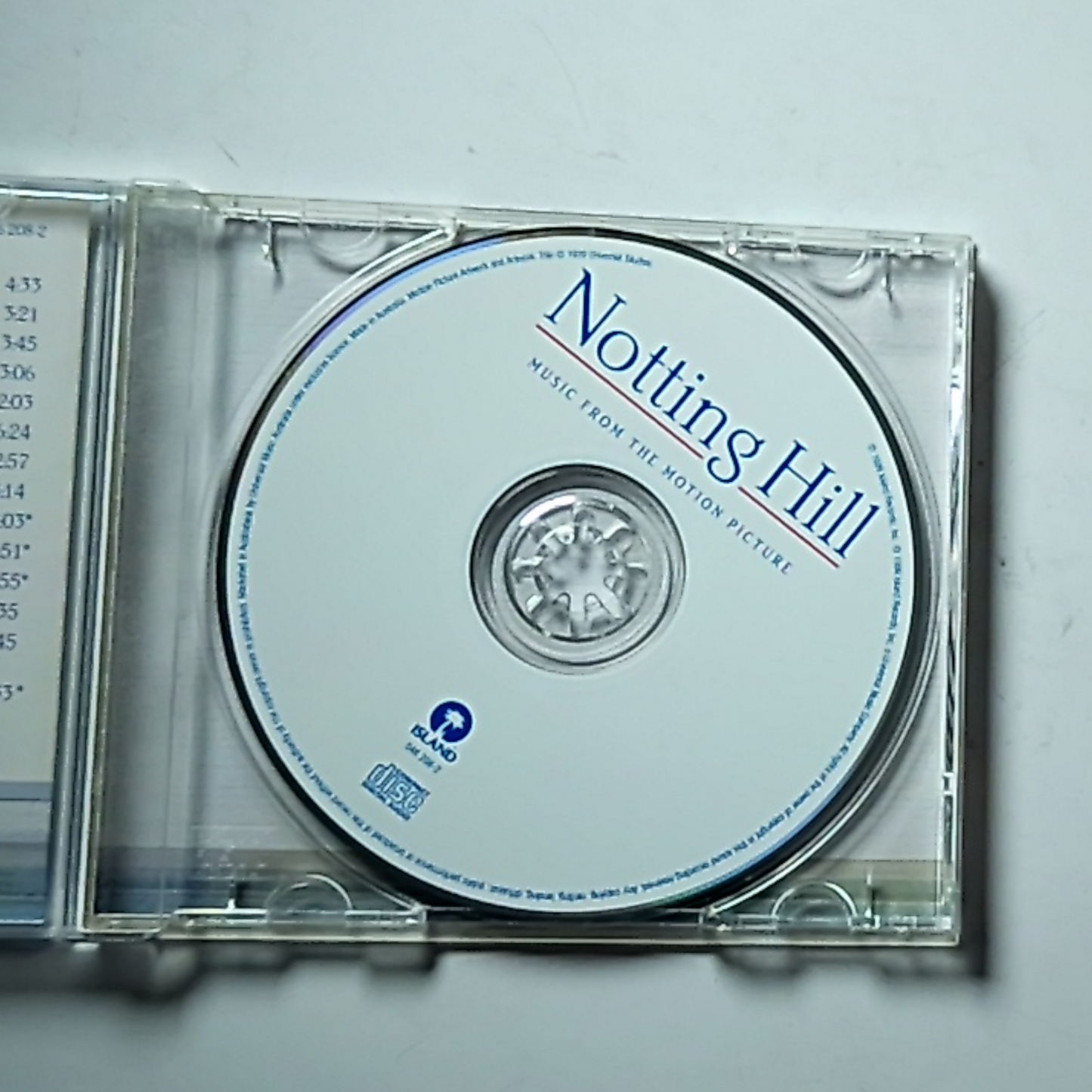 Notting Hill (Music From The Motion Picture) (CD, 1999) Australasia 546 208-2