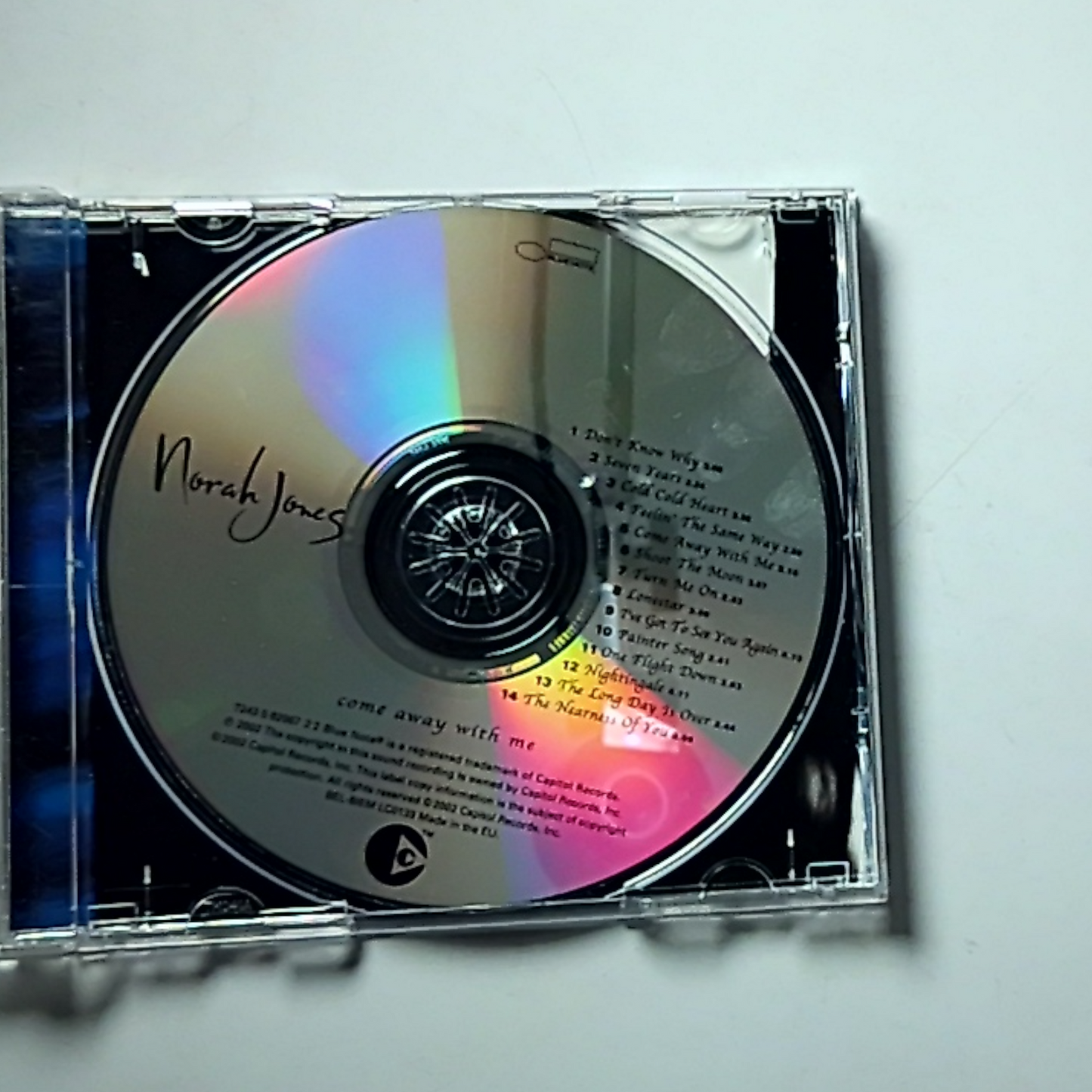 Norah Jones – Come Away With Me (CD, 2002) Europe 7243 5 82067 2 2