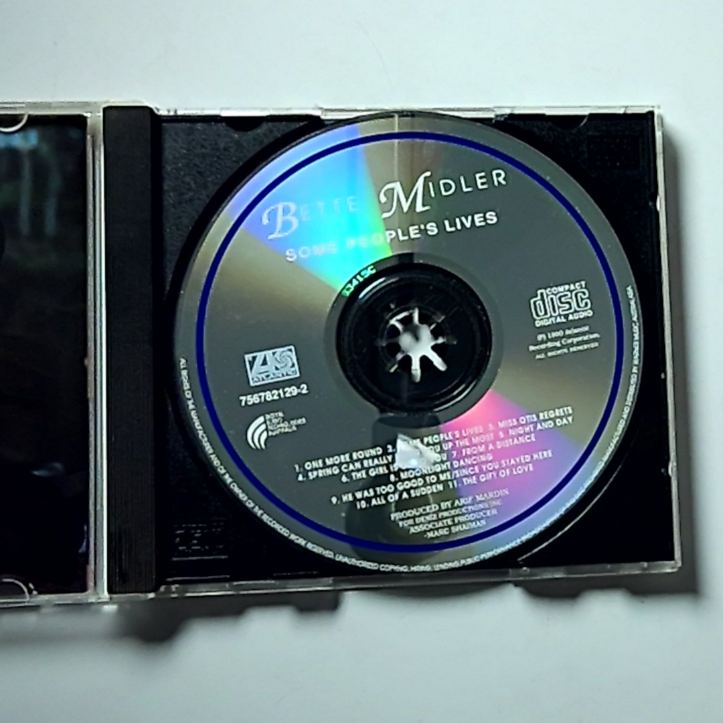 Bette Midler – Some People's Lives (CD, 1990) US 7 82129-2