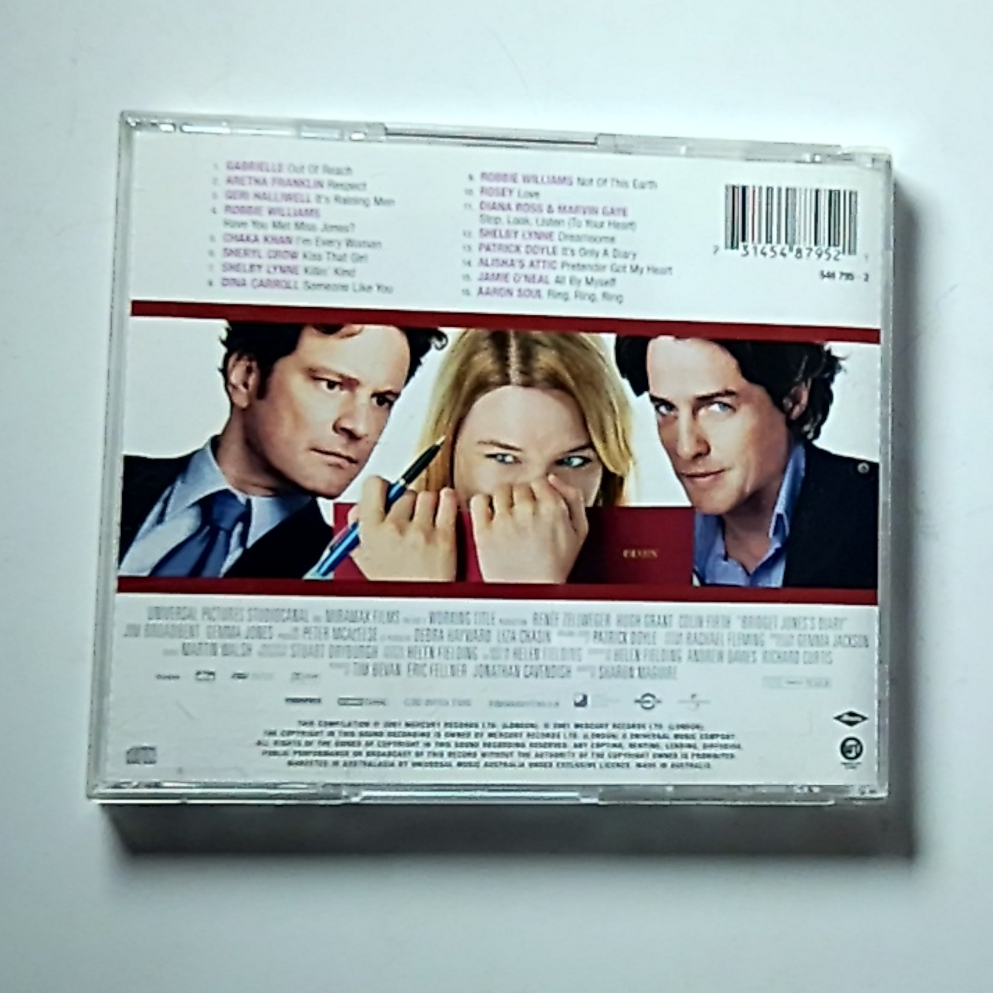 Bridget Jones's Diary (Music From The Motion Picture)  (CD, 2001)