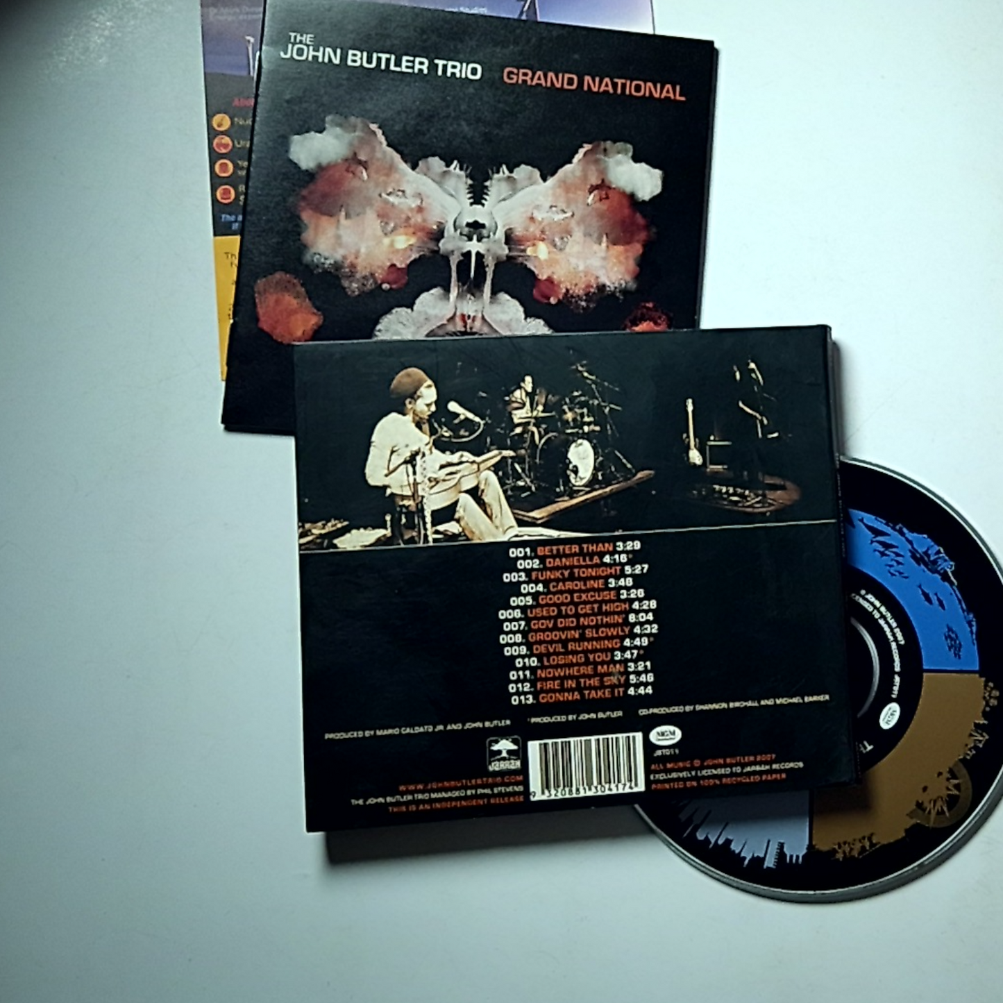 The John Butler Trio – Grand National (CD, 2007) Australia JBT011