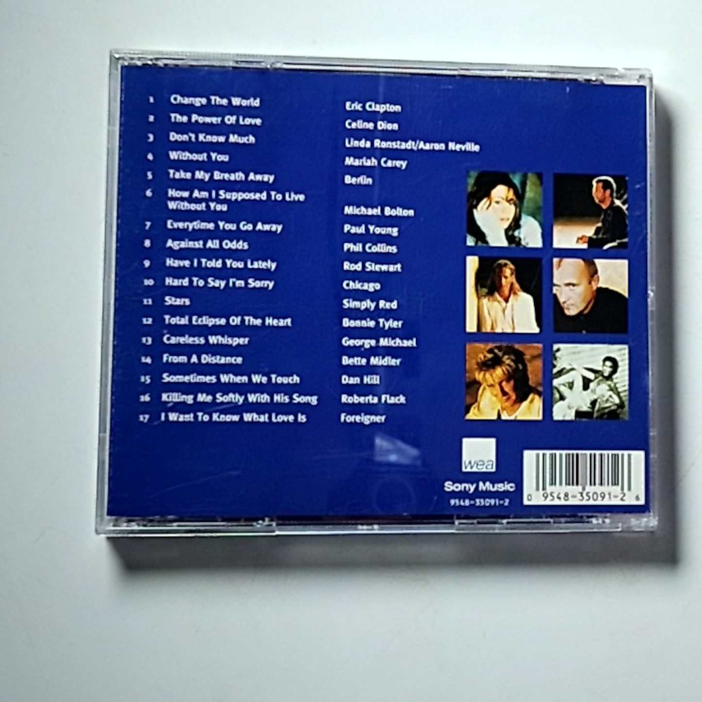Various – The Power Of Love (CD, 1996) Taiwan 9548-35091-2