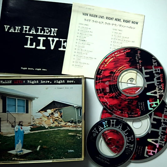 Van Halen – Live: Right Here, Right Now. (CD, 1993) Japan 3 Disc  WPCP-5188-9