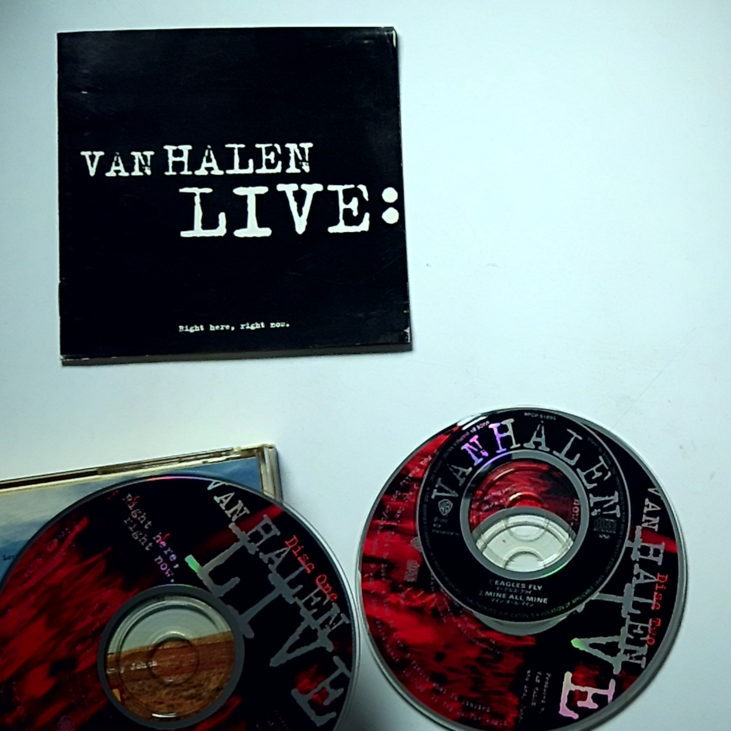 Van Halen – Live: Right Here, Right Now. (CD, 1993) Japan 3 Disc  WPCP-5188-9