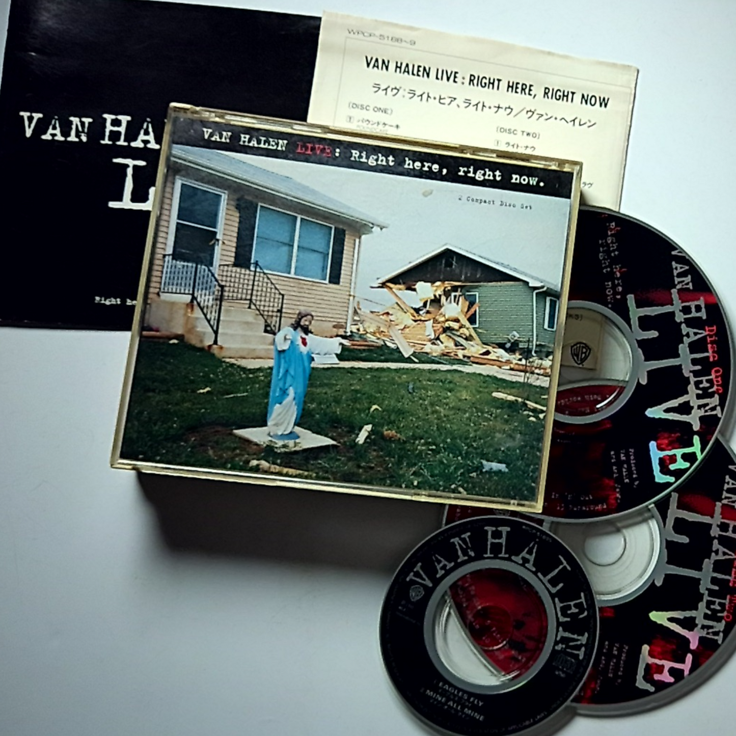 Van Halen – Live: Right Here, Right Now. (CD, 1993) Japan 3 Disc  WPCP-5188-9