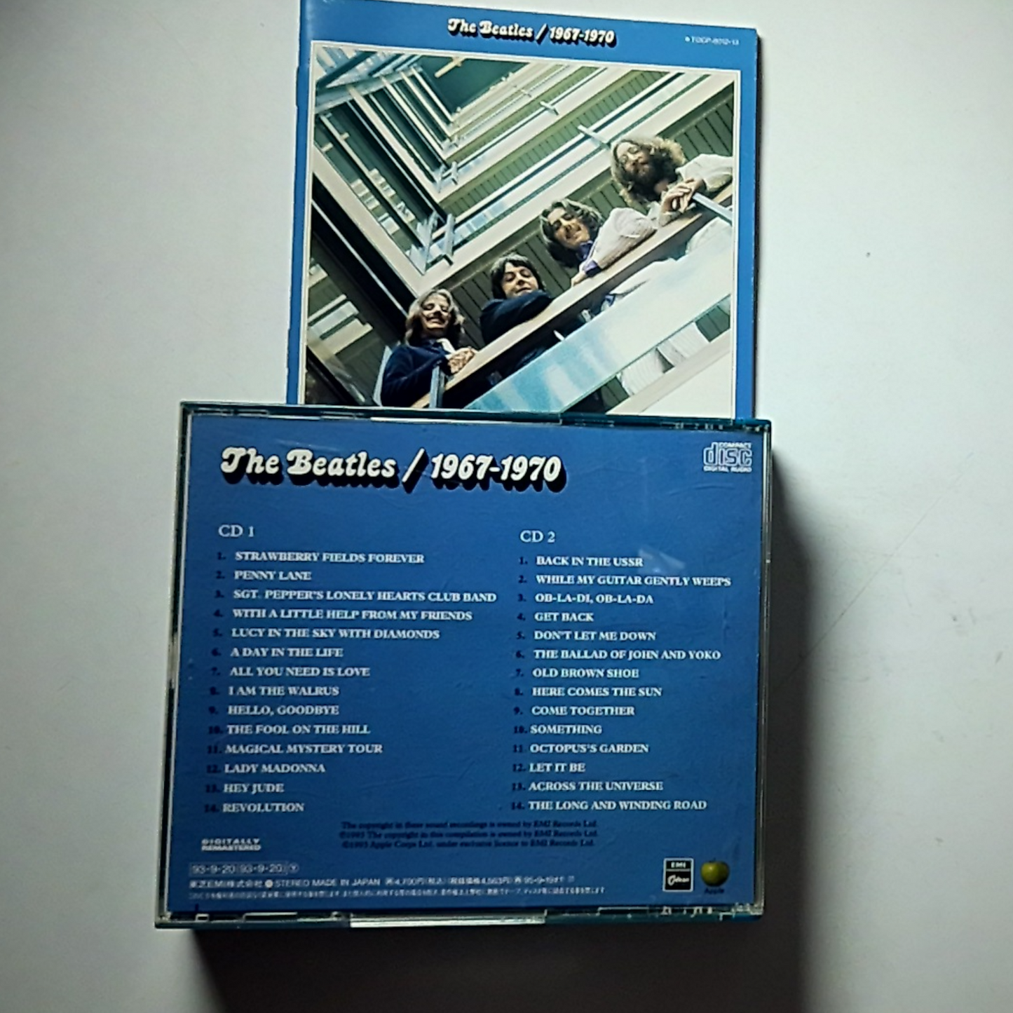 The Beatles – 1967-1970 (CD, 1993)  Japan TOCP-8012-13