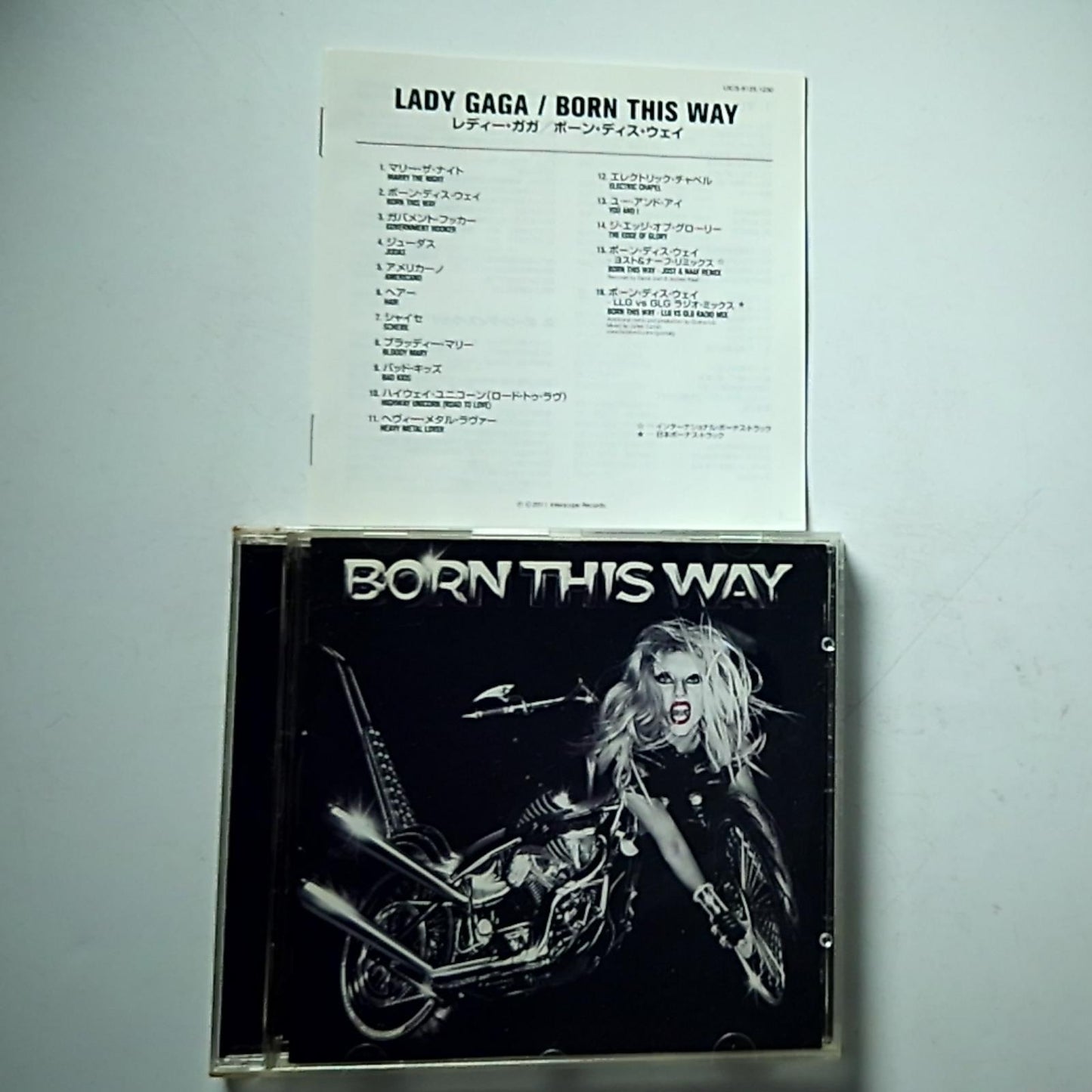 Lady Gaga – Born This Way (CD, 2011) Japan UICS-9125