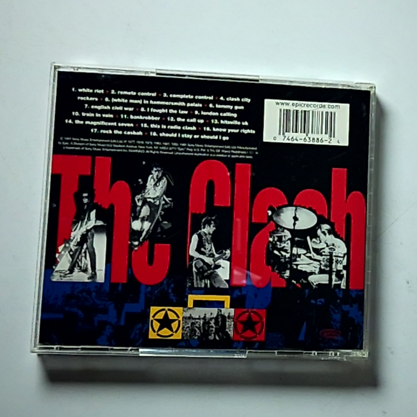 The Clash – The Singles (CD, 2000) US EK 63886