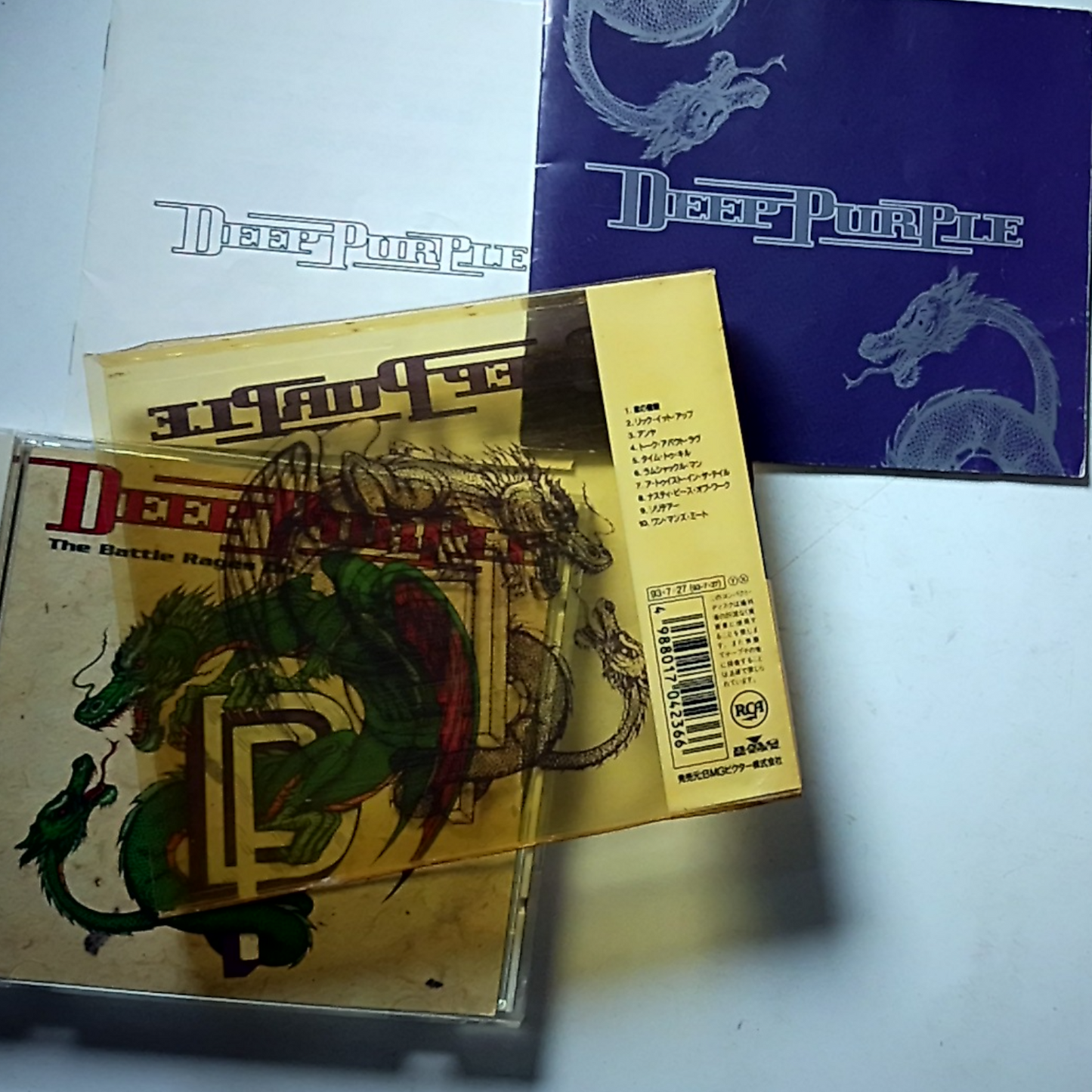 Deep Purple – The Battle Rages On... (CD, 1993) Japan obi BVCP-650