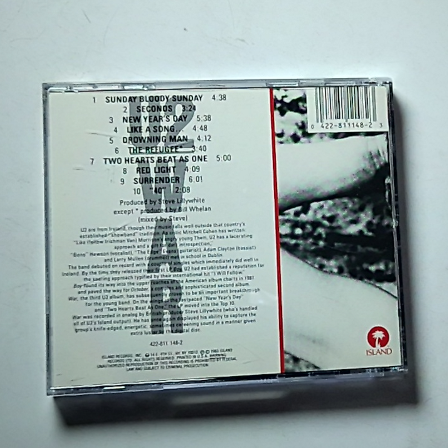 U2 – War (CD) US 422-811 148-2