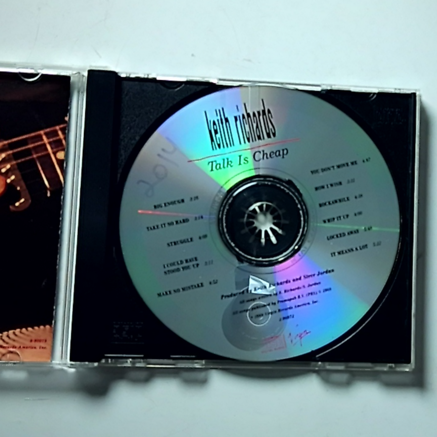 Keith Richards – Talk Is Cheap (CD, 1988) US 7 90973-2