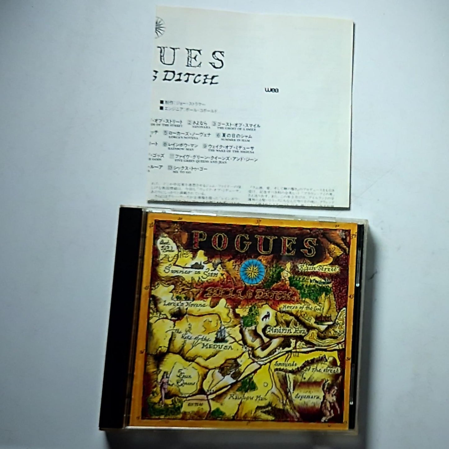 The Pogues – Hell's Ditch (CD, 1990) Japan WMC5-253
