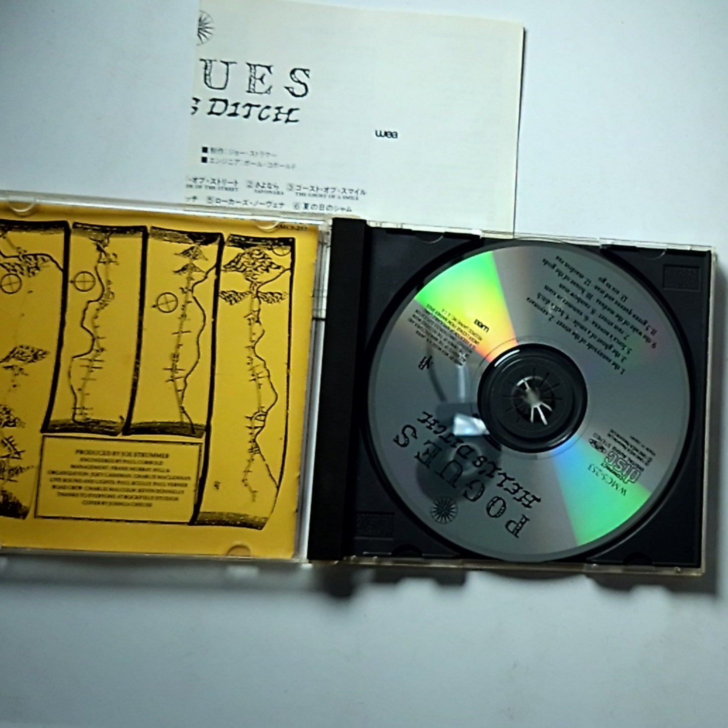 The Pogues – Hell's Ditch (CD, 1990) Japan WMC5-253