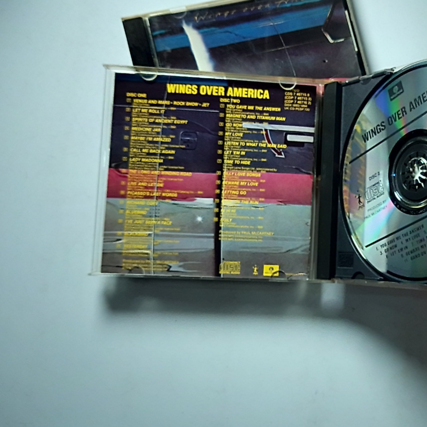 Wings – Wings Over America (CD, 1988) US CDS 7 46715 8