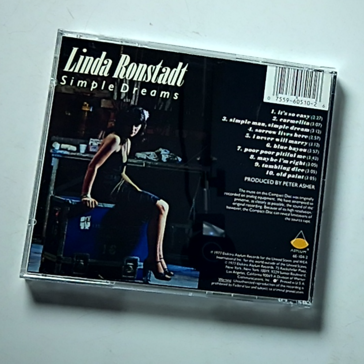 Linda Ronstadt – Simple Dreams (CD) US 6E-104-2
