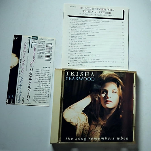 Trisha Yearwood – The Song Remembers When (CD, 1994) Japan Obi MVCM-451