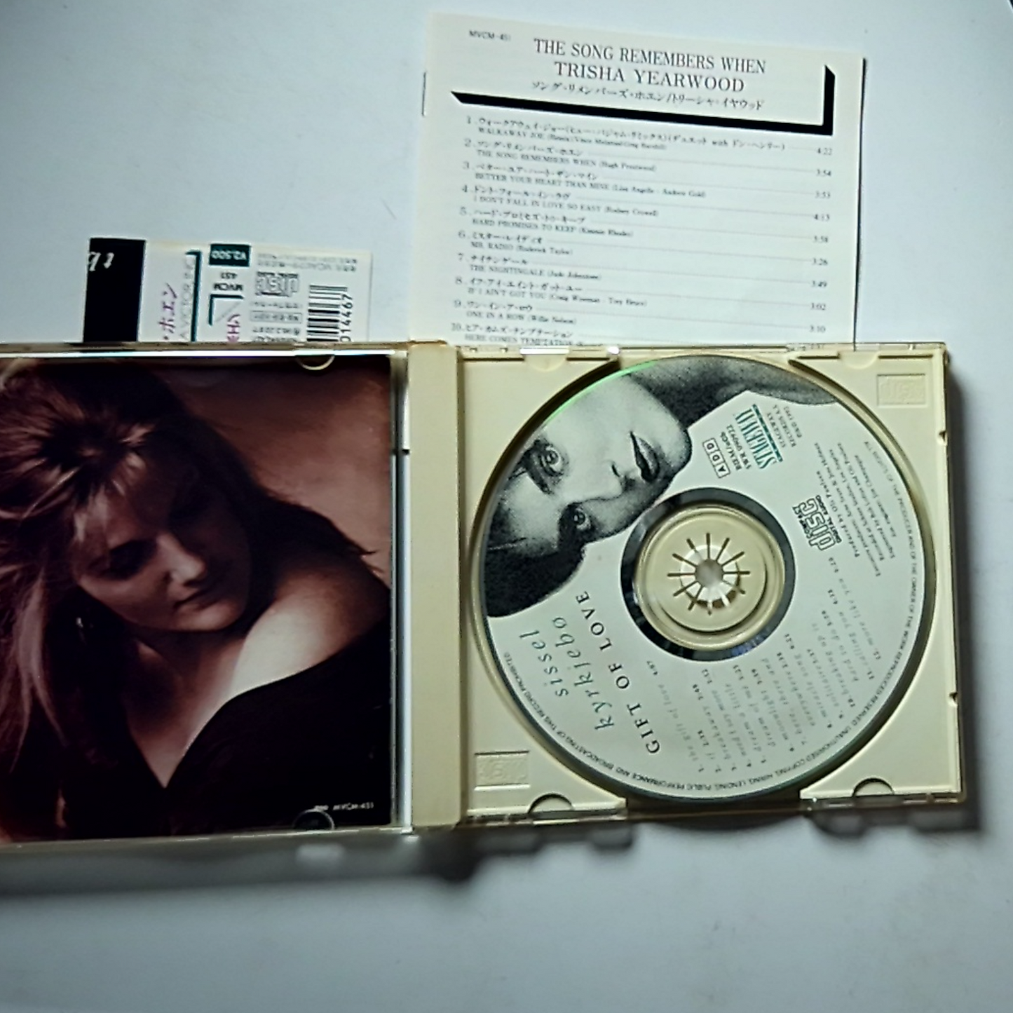 Trisha Yearwood – The Song Remembers When (CD, 1994) Japan Obi MVCM-451
