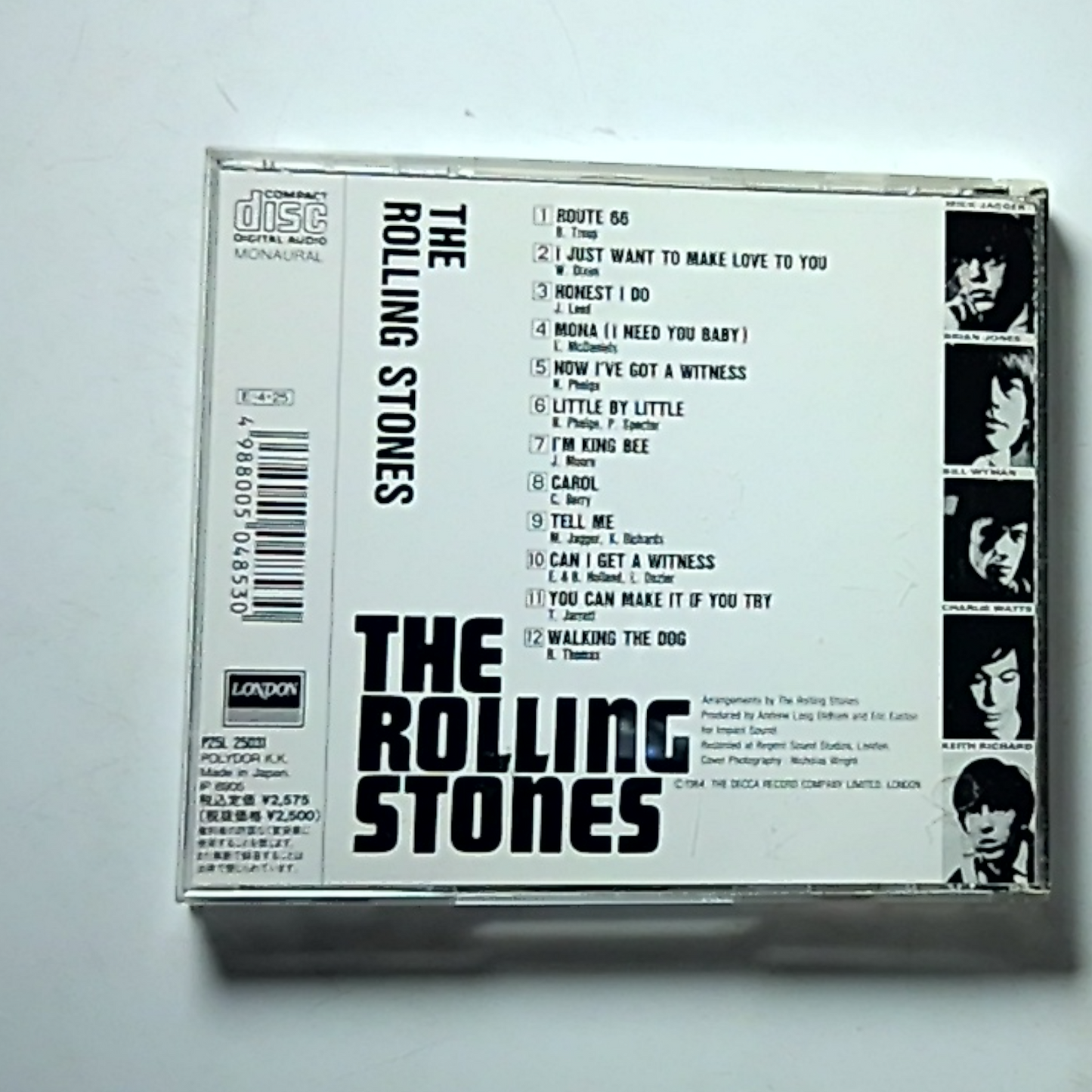 The Rolling Stones – The Rolling Stones (CD, 1989) Japan P25L 25031