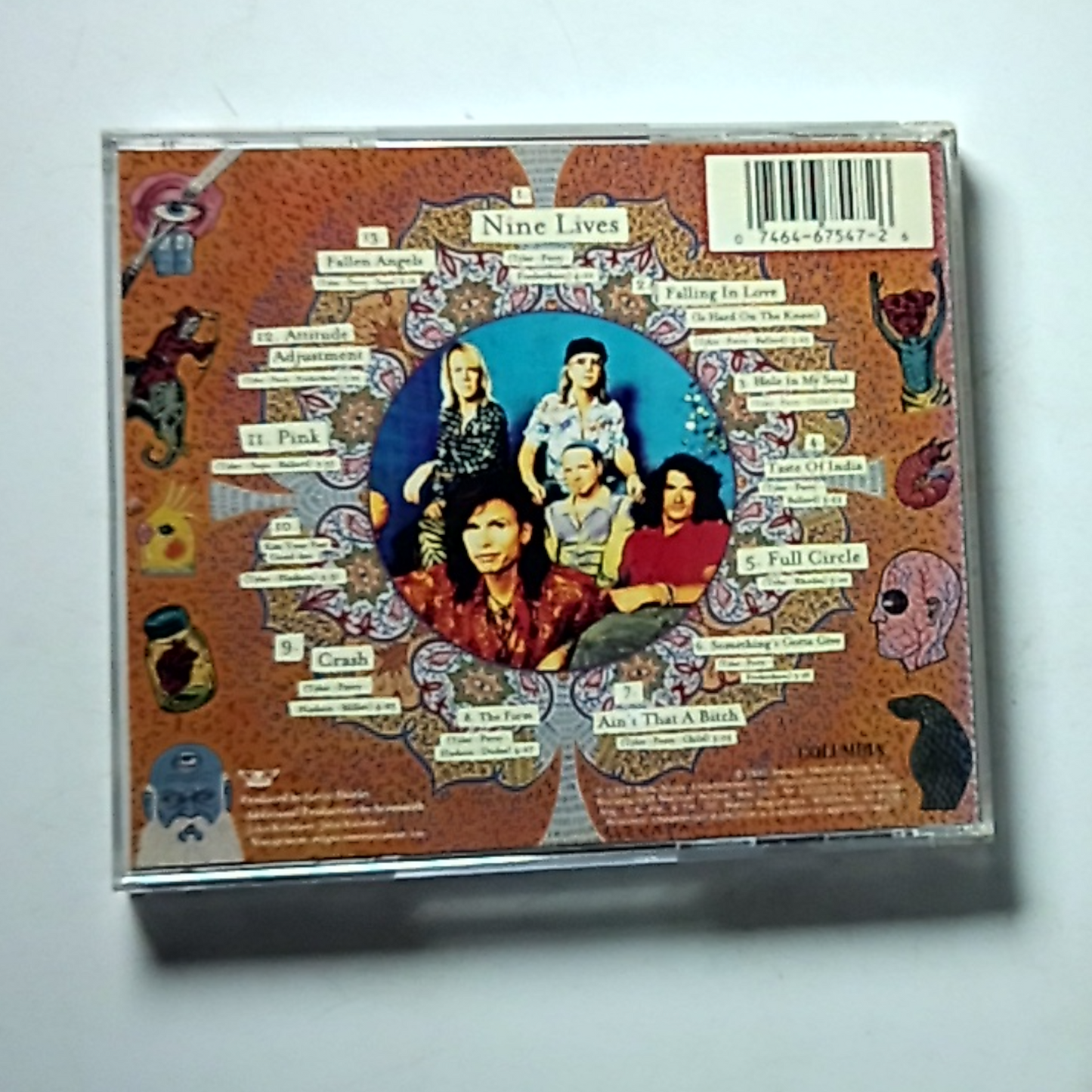 Aerosmith – Nine Lives (CD, 1997) US CK 67547