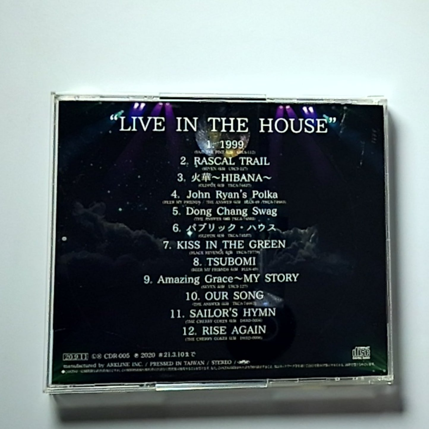The Cherry Cokes – Live In The House (CD, 2020) Japan CDR-0005