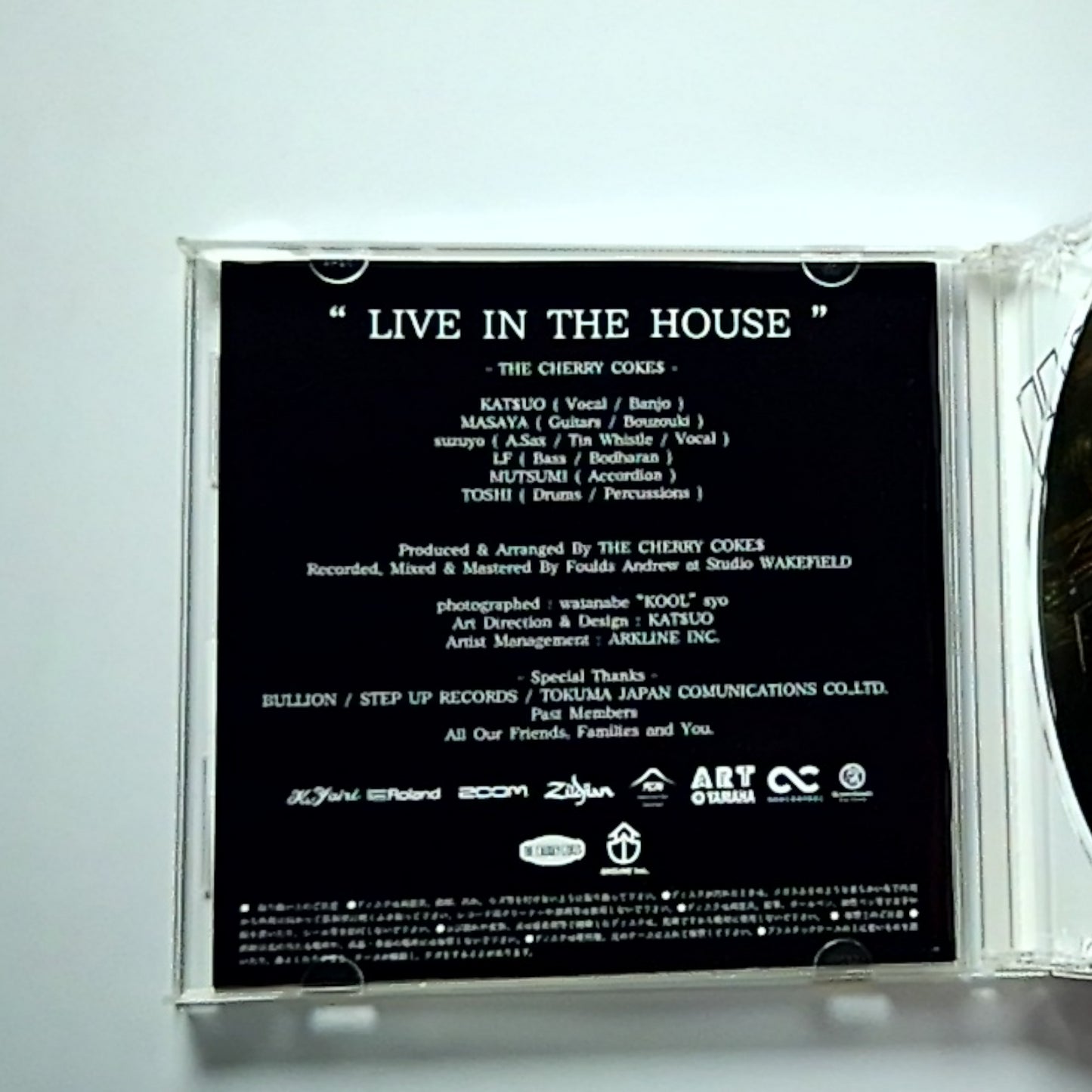 The Cherry Cokes – Live In The House (CD, 2020) Japan CDR-0005