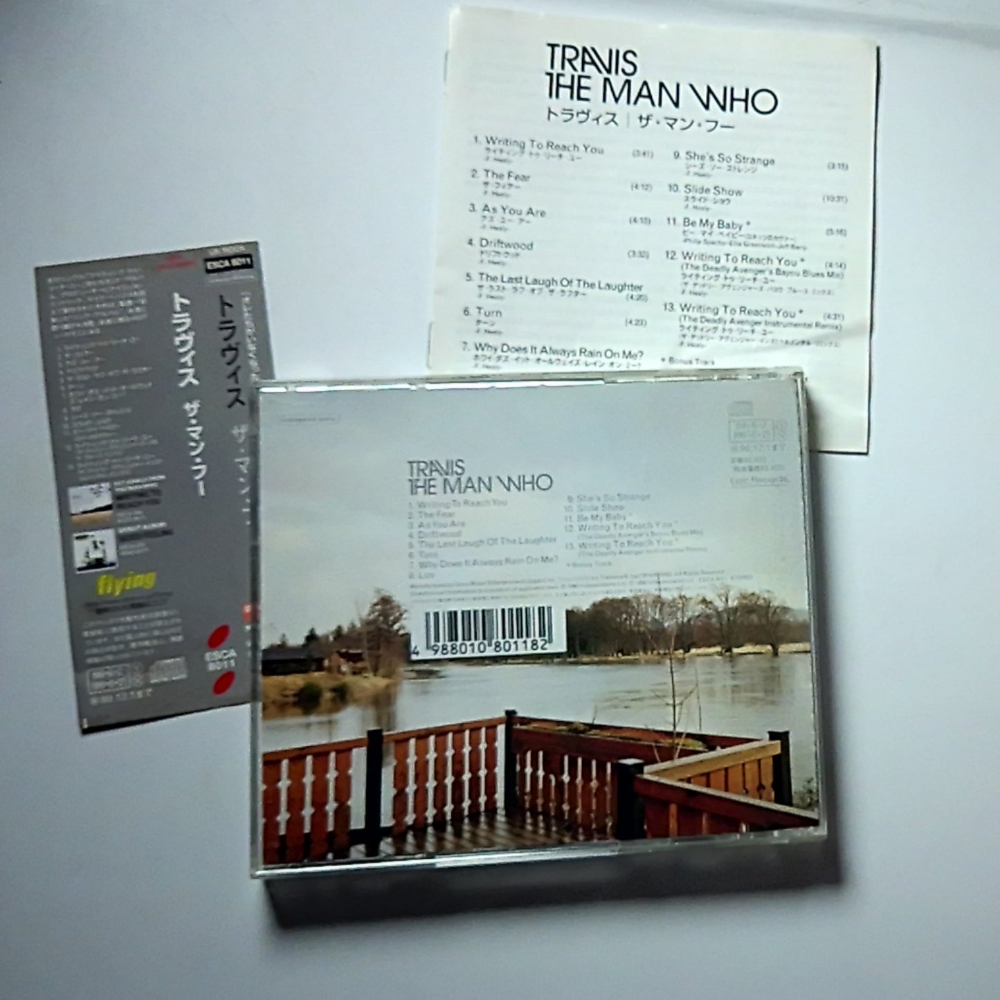 Travis – The Man Who (CD, 1999)  Japan Bonus Track Obi ESCA 8011
