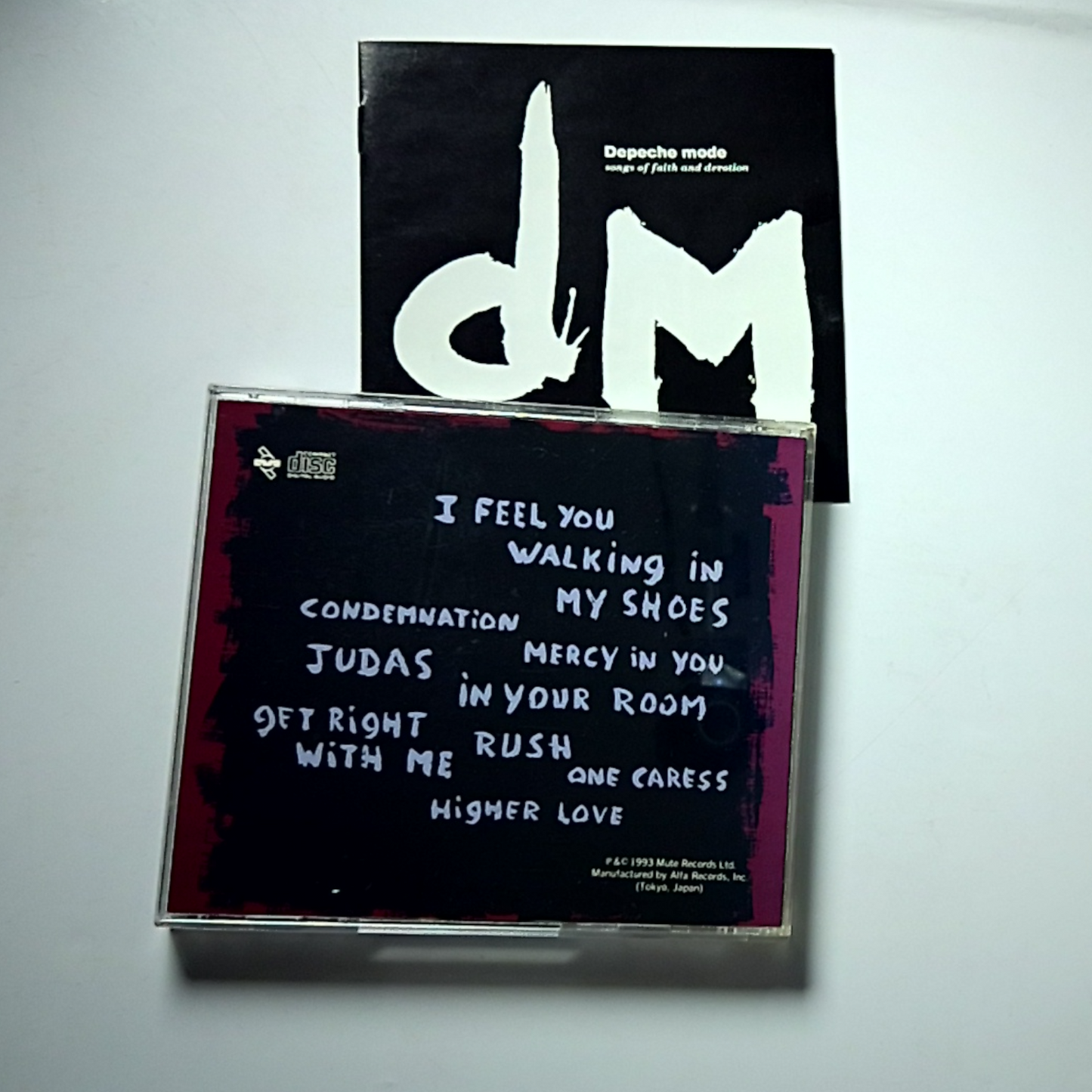 Depeche Mode – Songs Of Faith And Devotion (CD, 1993) Japan ALCB-740